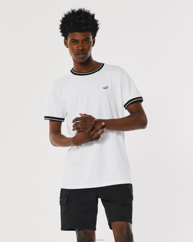 Bottoms Hollister Men Twill Cargo Jogger Shorts 7\\ 488201105 Black